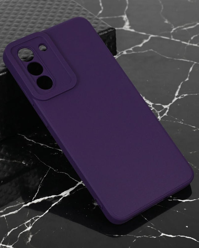 Maska za Samsung G990 Galaxy S21 FE mat tamno ljubicasta Teracell Giulietta