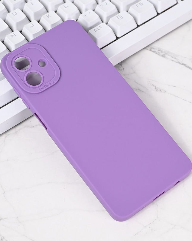 Maska Silikon Pro Camera za Samsung A075F Galaxy A07 4G ljubicasta