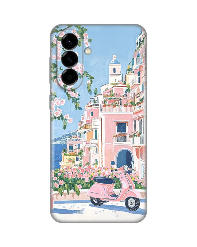 Maska za Samsung A576B Galaxy A57 5G Pink Italy Silikonska Print