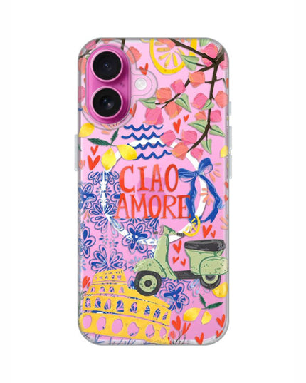 Maska za iPhone 16 6.1 Ciao Amore Print Magsafe
