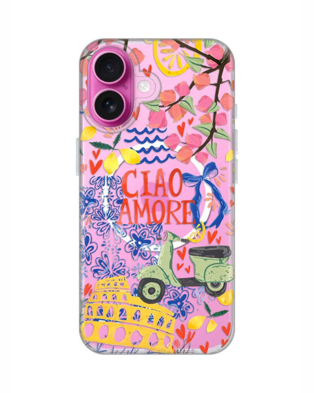 Maska za iPhone 16 6.1 Ciao Amore Print Magsafe
