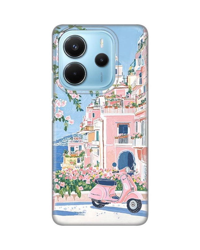 Maska za Xiaomi Redmi Note 14 4G (SRB) Pink Italy Silikonska Print