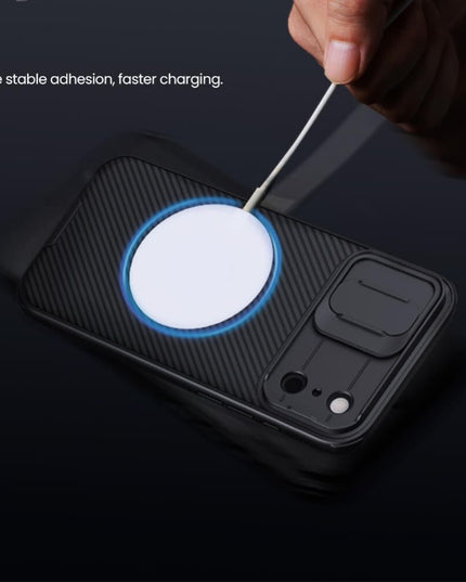 Maska za iPhone 17 Pro Max 6.9 crna Nillkin CamShield Pro Magnetic