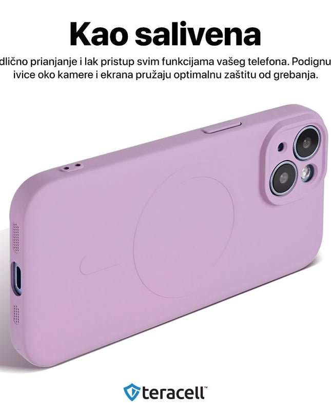 Maska za iPhone 17 Pro 6.3 bela Teracell Giulietta Magsafe