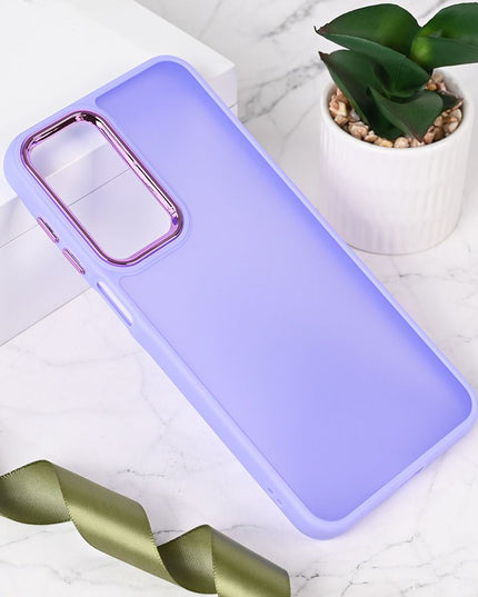 Maska Shining Camera za Samsung A175 Galaxy A17 ljubicasta