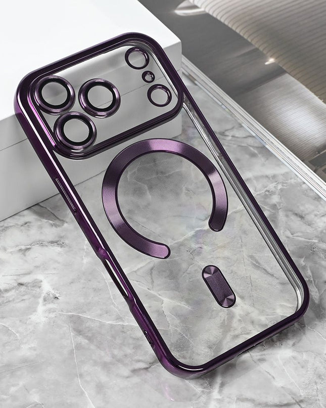 Maska za iPhone 17 Pro 6.3 ljubicasta Magsafe Lux