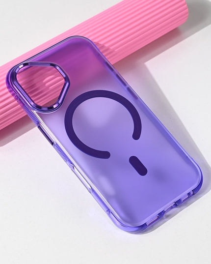 Maska za iPhone 16 6.1 ljubicasta Magsafe Glow