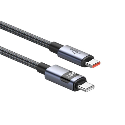 Data kabl KONFULON DL96, LCD Display, 100W, Type C na Type C 1m