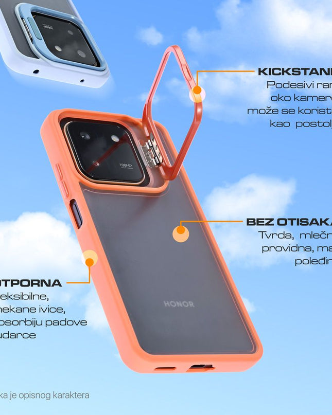 Maska za Honor X6c pink Pastel Pop