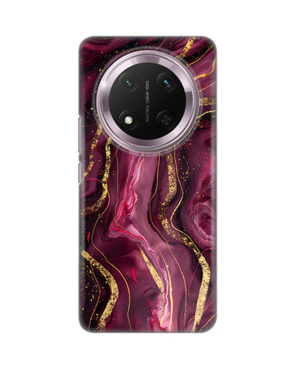 Maska za Honor Magic 7 Lite Burgundy Silikonska Print