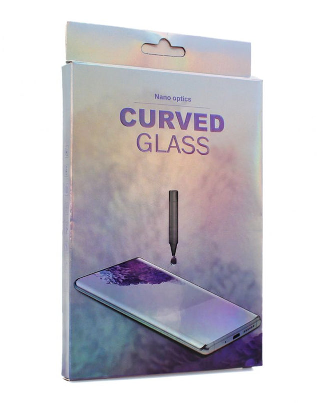 Zastitno Staklo Tempered glass UV Glue Full Cover + Lampa za Samsung S901B Galaxy S22 5G