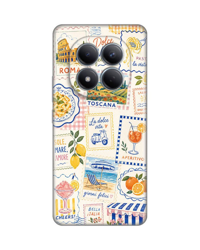 Maska za Xiaomi Redmi Note 15 Pro 4G Toscana Collage Silikonska Print