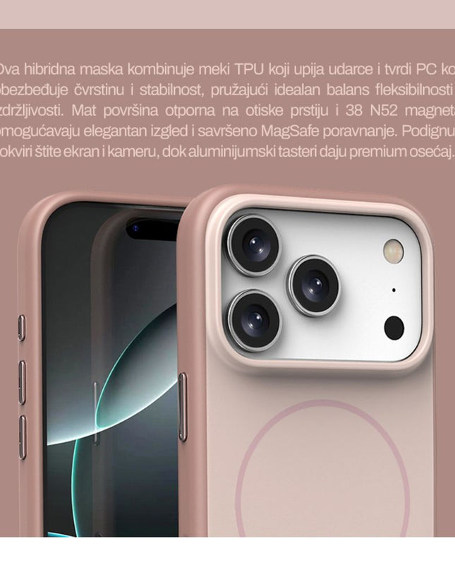 Maska za Xiaomi Redmi Note 15 5G braon Magsafe Matte Line