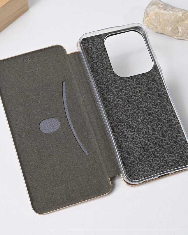 Maska za Xiaomi Redmi 15C 4G EU 173mm zlatna Teracell Flip Cover