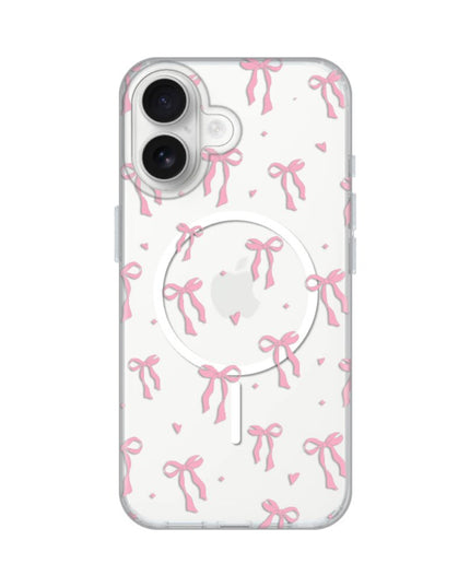 Maska za iPhone 16 6.1 Cute Bows Print Magsafe