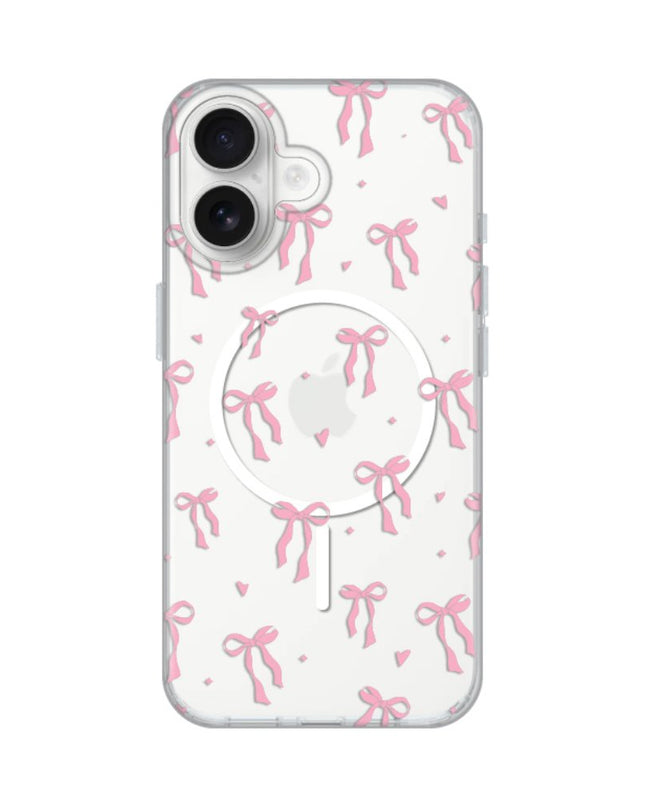 Maska za iPhone 16 6.1 Cute Bows Print Magsafe