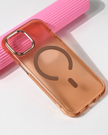 Maska za iPhone 15 6.1 braon Magsafe Glow