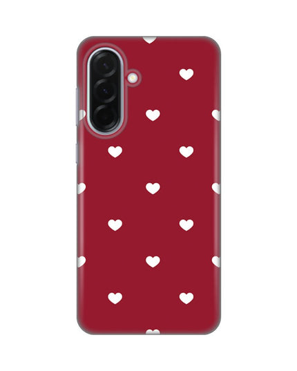 Maska za Samsung A366B Galaxy A36 5G Burgundy Hearts Silikonska Print Skin