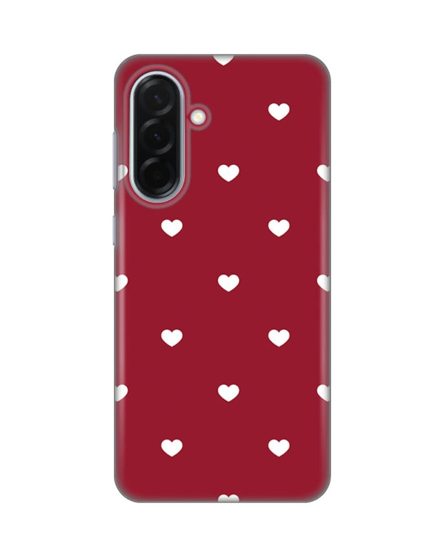 Maska za Samsung A366B Galaxy A36 5G Burgundy Hearts Silikonska Print Skin