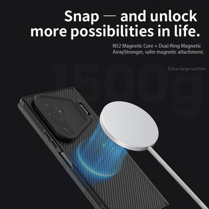 Maska za Samsung F976B Galaxy Z Fold 8 Ultra crna Nillkin CamShield Prop Magnetic