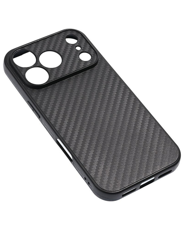 Maska za iPhone 17 Pro/18 Pro 6.3 Carbon fiber crna