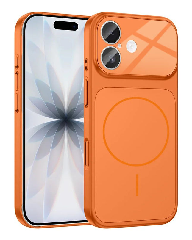 Maska za iPhone 16 6.1 narandzasta Magsafe LookLike