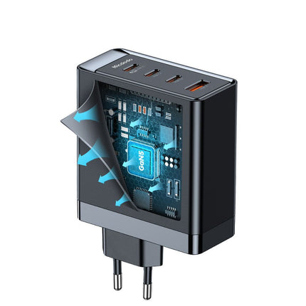 MCDODO CH-5141 SET 100W ZIDNI Punjač USB-C x3 + USB-A + KABL 100W TIP-C, 2m