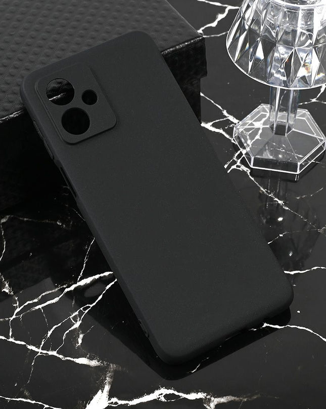 Maska za Motorola Moto G54 mat crna silikonska Ultra Thin