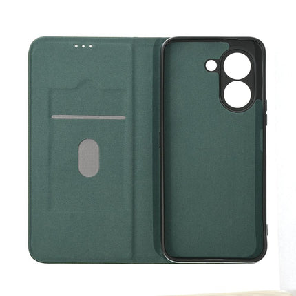 Maska za Honor X7e tamno zelena Teracell Elegant Flip