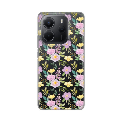 Maska za Xiaomi Redmi Note 14 4G (SRB) Soft Flowers Silikonska Print Skin