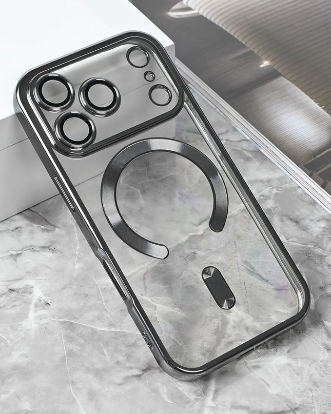 Maska za iPhone 17 Pro 6.3 siva Magsafe Lux