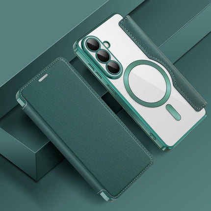 Maska za Samsung S941B Galaxy S26 zelena Magsafe Lux Bi Fold