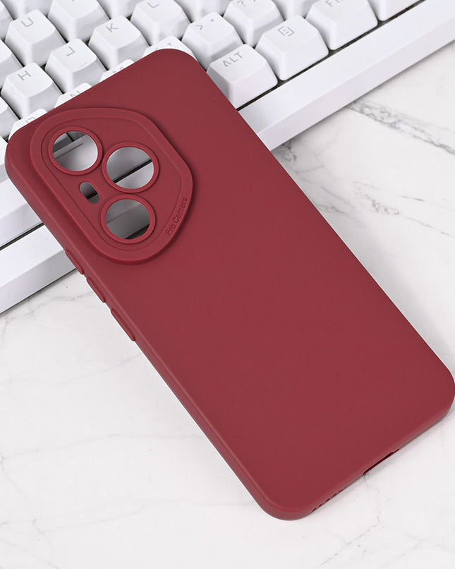 Maska Silikon Pro Camera za Honor 400 Pro bordo
