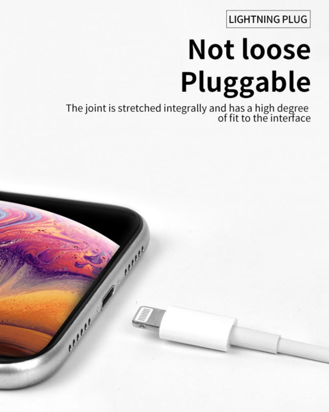 Data kabl Coteci CS2165 3A PD na iPhone lightning beli 1m