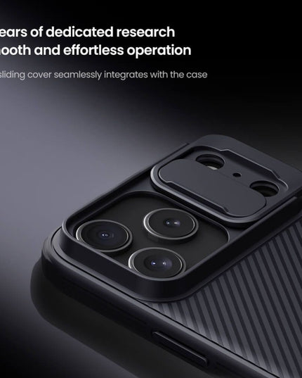 Maska za iPhone 17 Pro Max 6.9 crna Nillkin CamShield Pro Magnetic