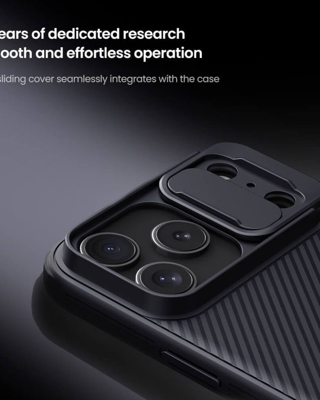 Maska za iPhone 17 Pro Max 6.9 crna Nillkin CamShield Pro Magnetic