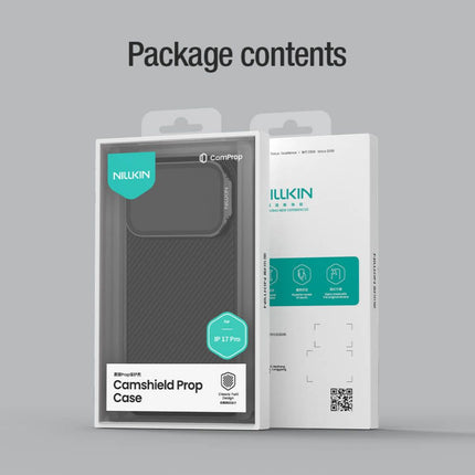 Maska za iPhone 17 Pro 6.3 crna Nillkin CamShield Prop