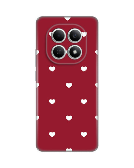 Maska za Xiaomi Redmi Note 15 4G/5G Burgundy Hearts Silikonska Print Skin