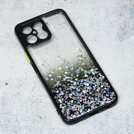 Torbica Frame Glitter za Honor X8 crna