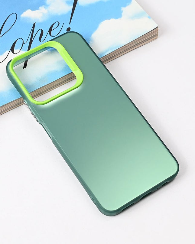 Maska za Honor X6c zelena Clear