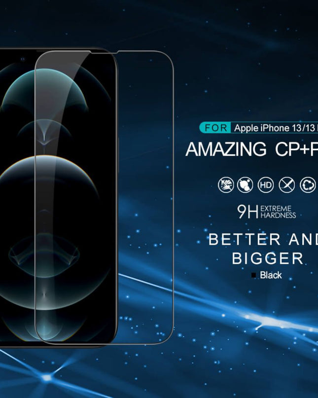 Zastitno staklo Tempered Glass Nillkin CP+ Pro za iPhone 13/13 Pro/14/16e/17e 6.1 crni