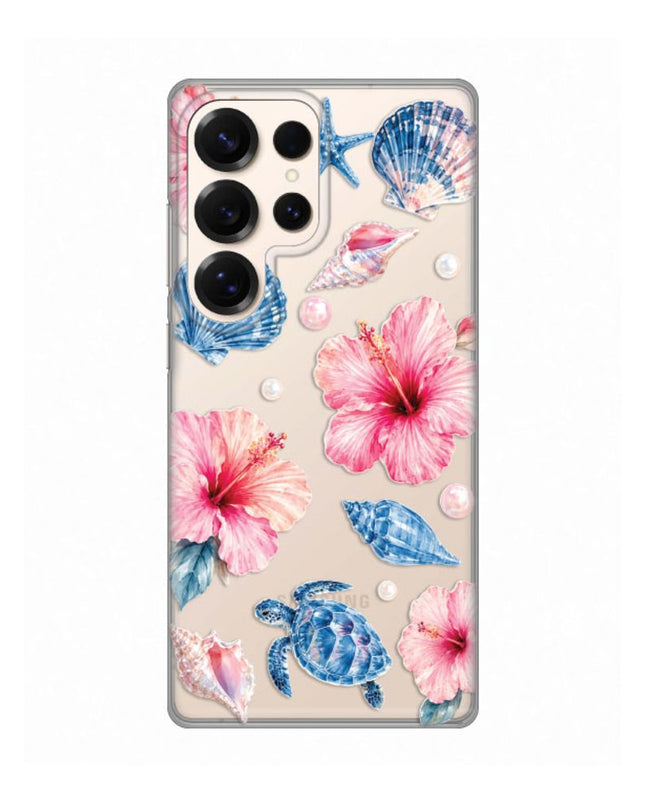 Maska za Samsung S938B Galaxy S25 Ultra Hibiscus Sea Silikonska Print Skin