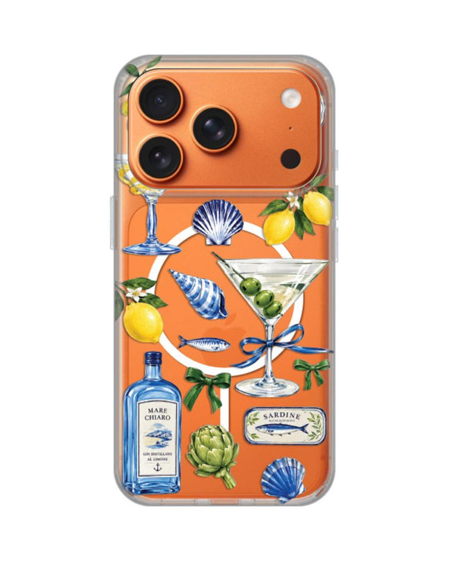 Maska za iPhone 17 Pro 6.3 Mediterranean Martini Print Magsafe