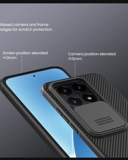 Maska za Xiaomi 15T crna Nillkin CamShield Pro