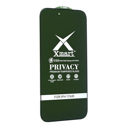 Zastitno staklo Tempered glass X mart 9D Privacy za iPhone 17 Air 6.6