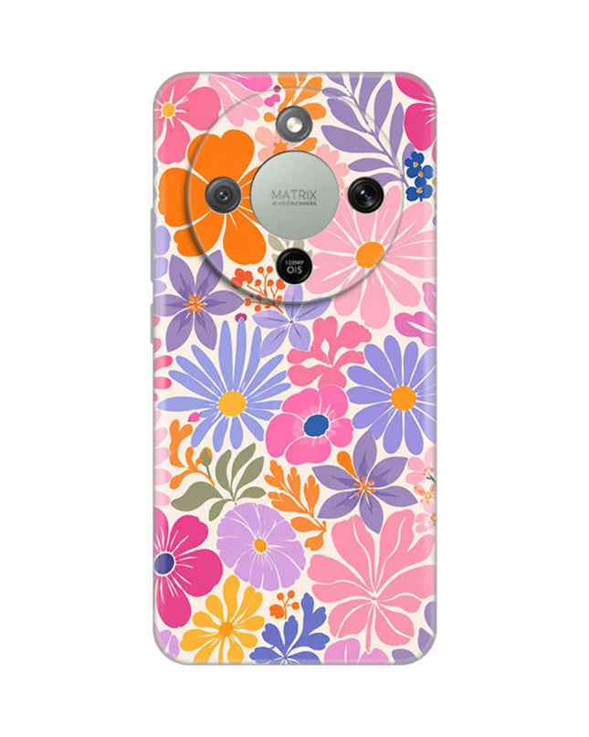 Maska za Honor Magic 8 Lite Sunny Petals Silikonska Print