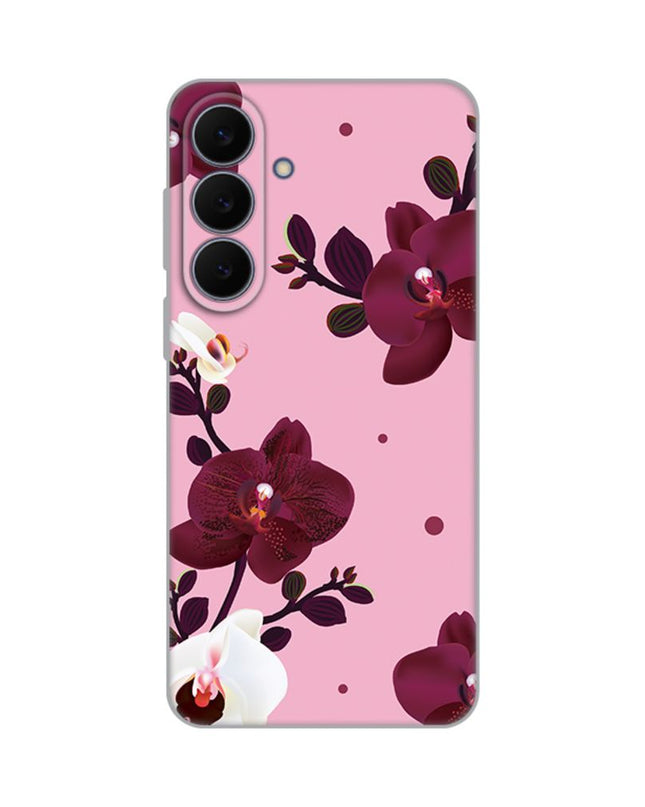 Maska za Samsung S731B Galaxy S25 Fe Pink Orchid Silikonska Print Skin