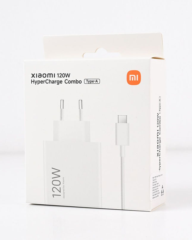 Kucni punjac Xiaomi HyperCharge 120W sa USB na Type C kablom beli EU