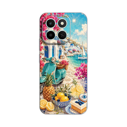 Maska za Honor X6c Summer in Greece Silikonska Print Skin