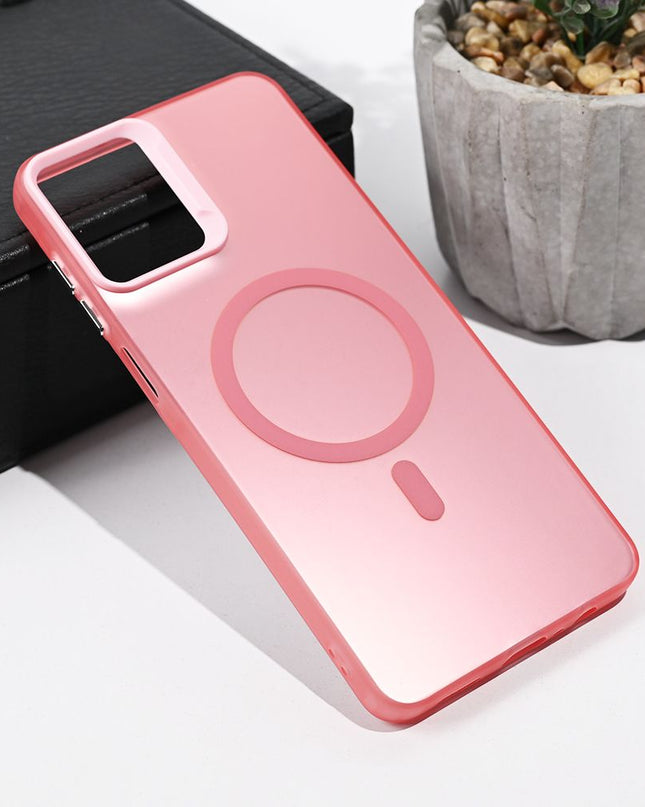 Maska za Samsung A075F Galaxy A07 roze Magsafe Clear